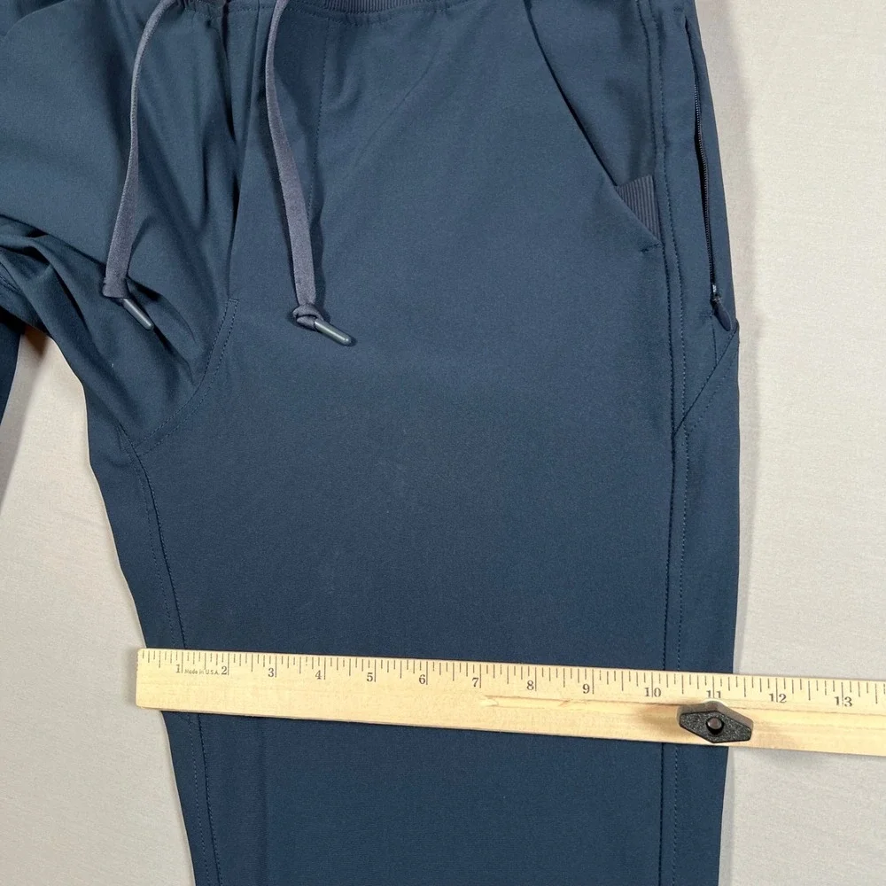 Birddogs Mens Navy Blue Athletic Jogger Pants Size L Polyester Drawstring Waist
